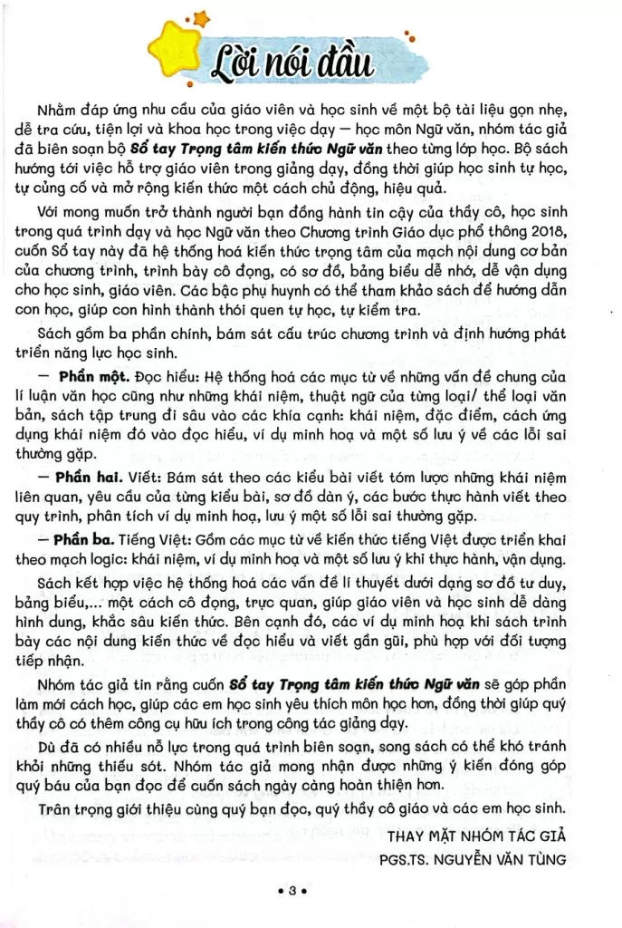 SỔ TAY TRỌNG TÂM KIẾN THỨC NGỮ VĂN LỚP 10